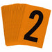 NumberLabel 1-1/2inH 1inW PK25