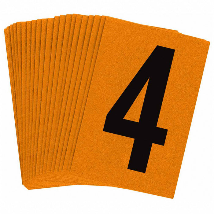 NumberLabel 1-1/2inH 1inW PK25