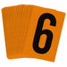 NumberLabel 1-1/2inH 1inW PK25