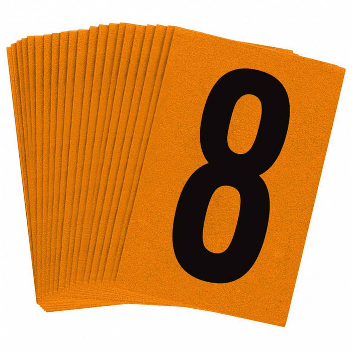 NumberLabel 1-1/2inH 1inW PK25
