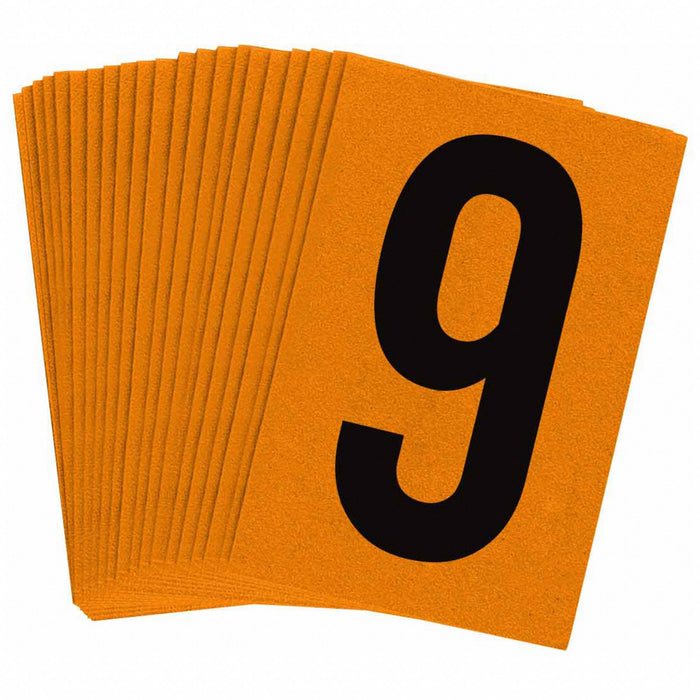NumberLabel 1-1/2inH 1inW PK25