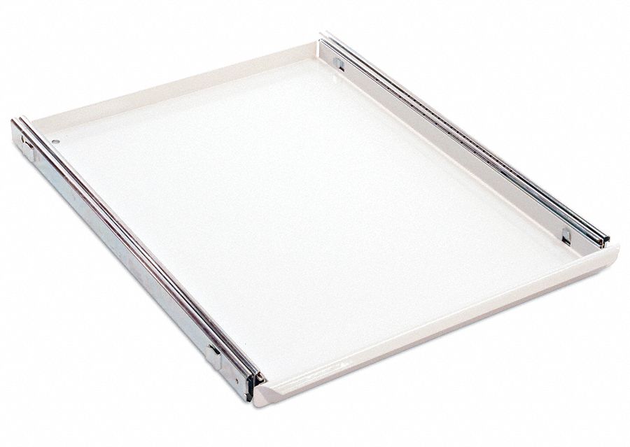 Drawer 22 in L x 16 in W Steel White