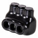 MultitapConnector Alum Blk Hex 3Port
