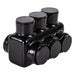 MultitapConnector Alum Blk Hex 3Port