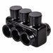MultitapConnector Alum Blk Hex 3Port