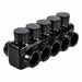 MultitapConnector Alum Blk Hex 5Port