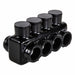 MultitapConnector Alum Blk Hex 4Port