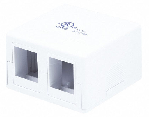 Surface Mount Box 2P White