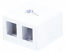 Surface Mount Box 2P White
