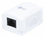 Surface Mount Box Cat5e 1P White