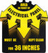 Floor Sign 3D Electric Panel