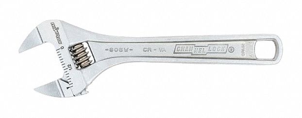 Wrench Adjustable Extra Slim Jaw 6 