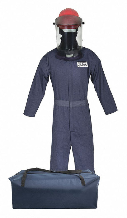 Arc Flash Suit Kit Navy Blue L