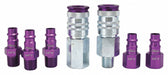 Hi Flow Purple Coupler/Plug Kit