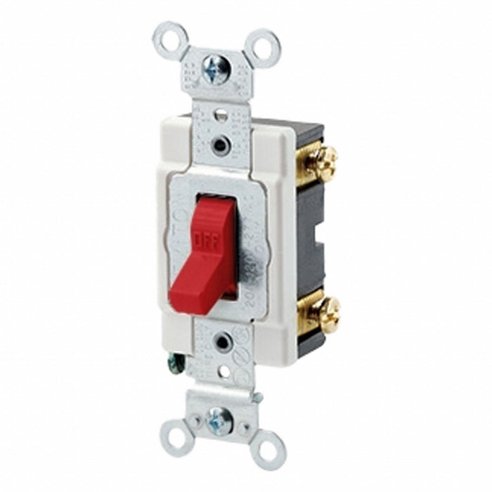 Wall Switch Red 20 A Single Pole 2 hp