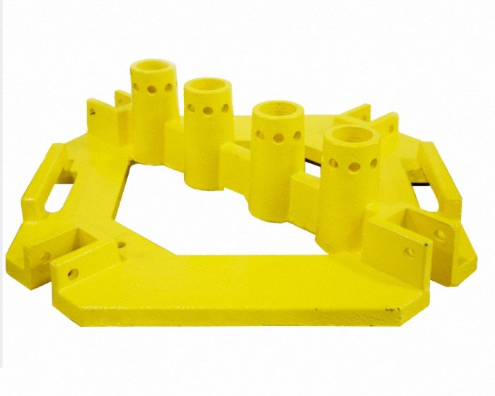 Guardrail Base Yellow