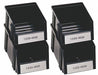 Assorted Size ESD Stacking Bins Blk PK4