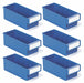 Shelf Bins 11.81 x5.20 x3.94 Blue PK6