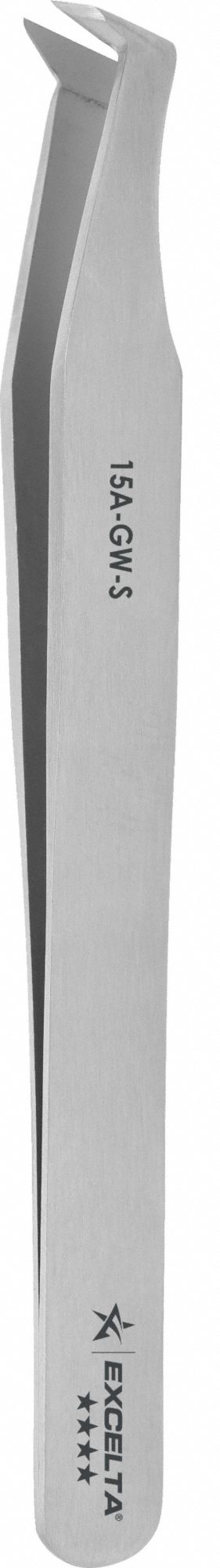 Tweezers Carbon Steel 4 1/2 L Round