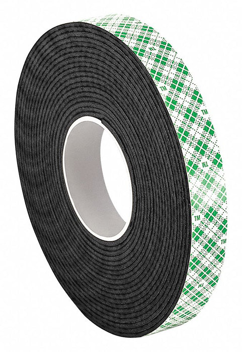 Double Sided Foam Tape 5 yd L 1/2 W