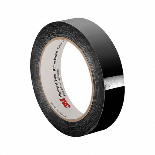 ElectricalTape Polyester Blk 72ydL 1inW