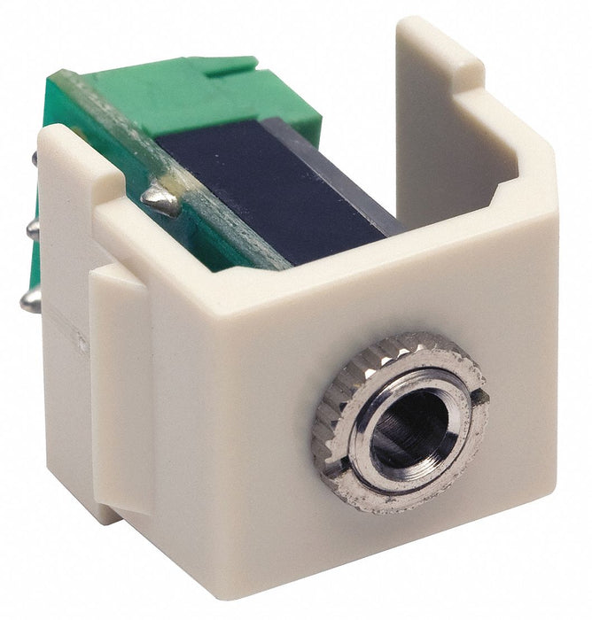 Keystone Jack 0.75 in H Off-White