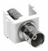 Coupler BNC Connector Pass Thru F/F Wht