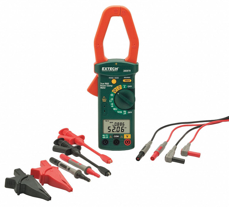 ClampOnPowerMeter CATIV 600V 1000A 1kHz