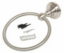 Towel Ring SS Zinc Satin Nickel