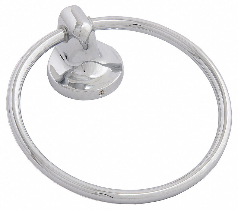 Towel Ring Zinc Polished Chrome 6 in w