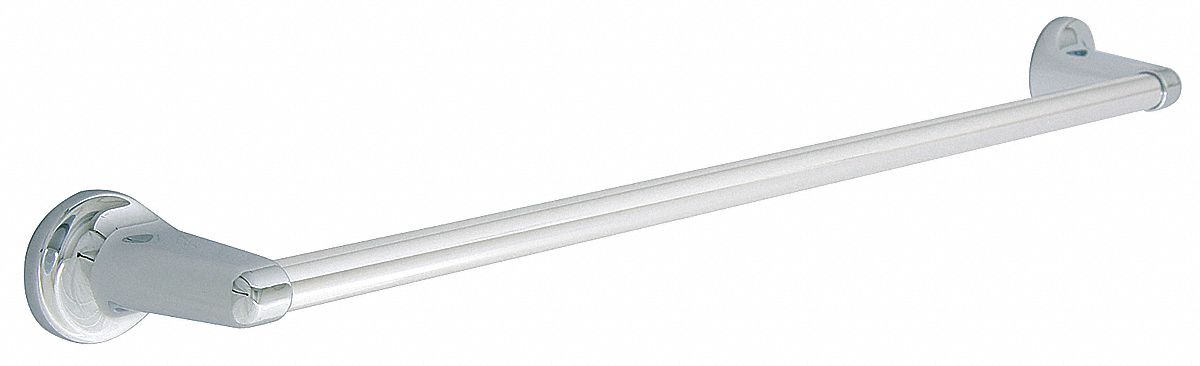 Towel Bar Zinc 21 in Overall W