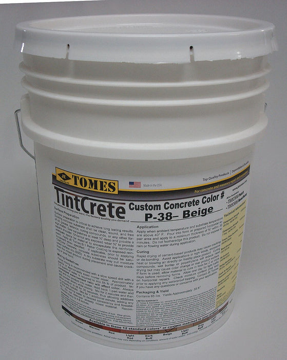 Concrete Mix Pail 50 lb TintCrete