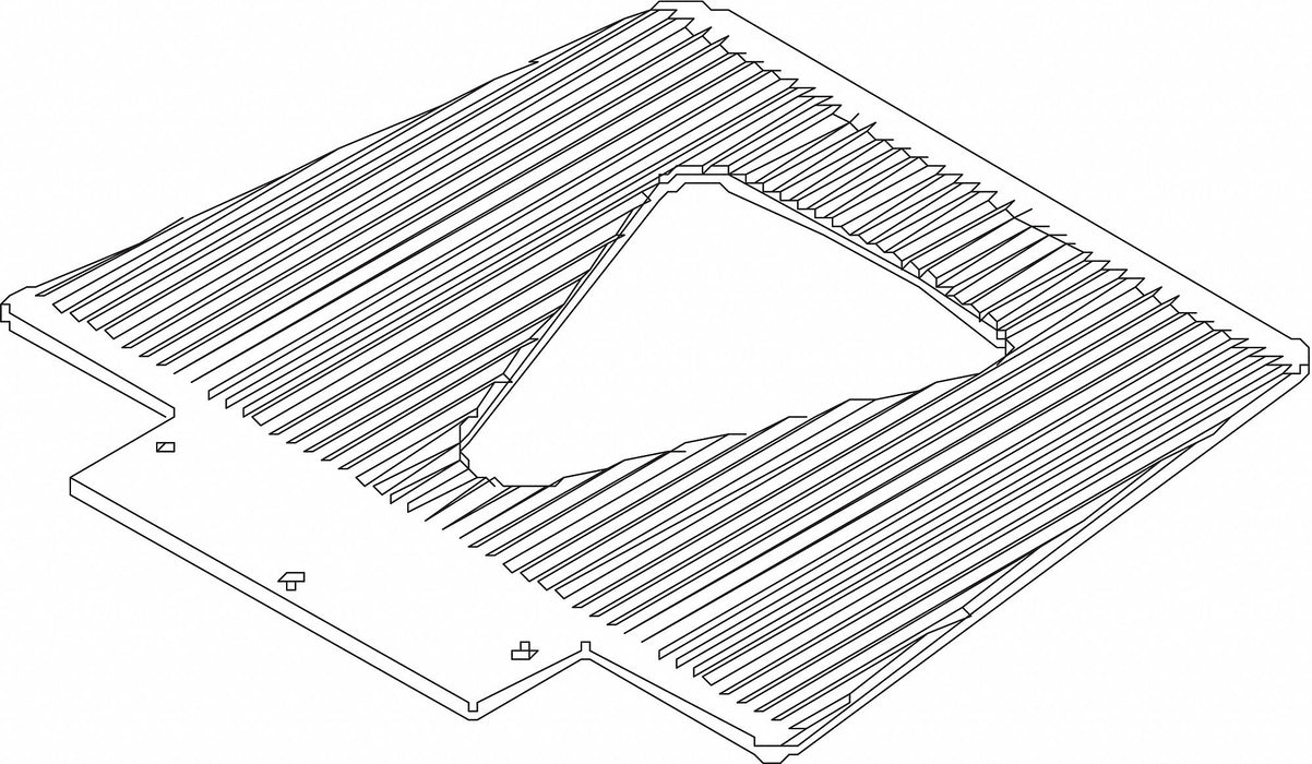 Nose Plate 16-1/2 W 13 D 350 lb.