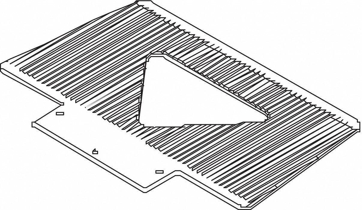 Nose Plate 17-1/2 W 7-1/2 D 350 lb.