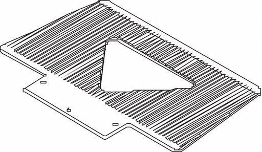 Nose Plate 17-1/2 W 7-1/2 D 350 lb.