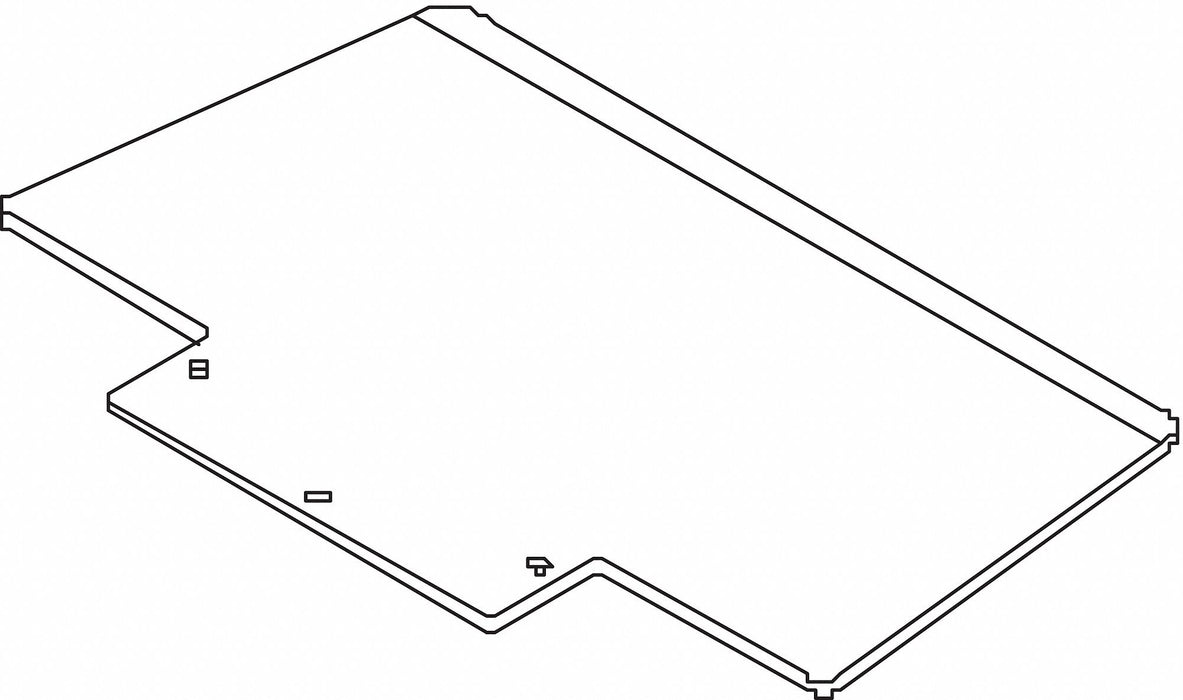 Nose Plate 18-1/2 W 9-1/2 D 350 lb.
