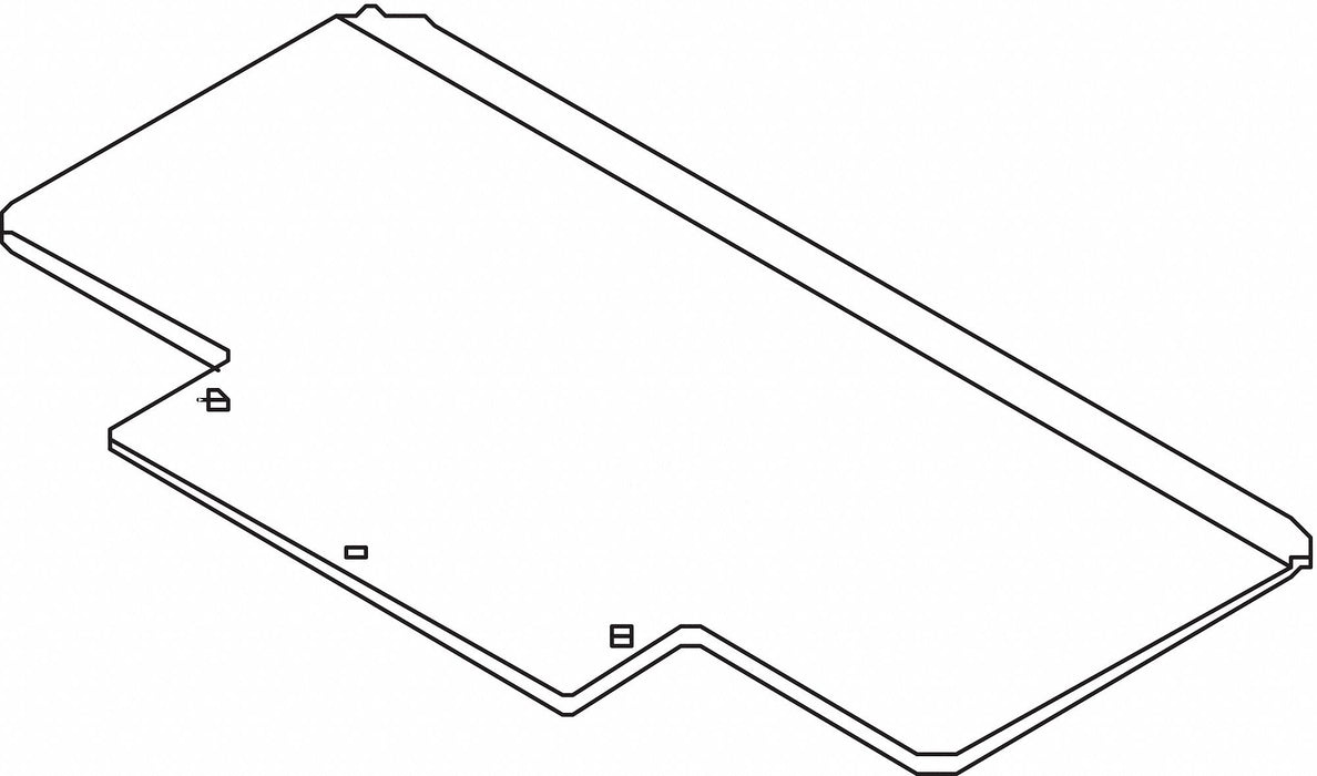 Nose Plate 18-1/2 W 10-1/2 D 350 lb.