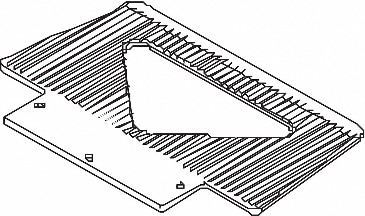 Nose Plate 14 W 7 D 350 lb.