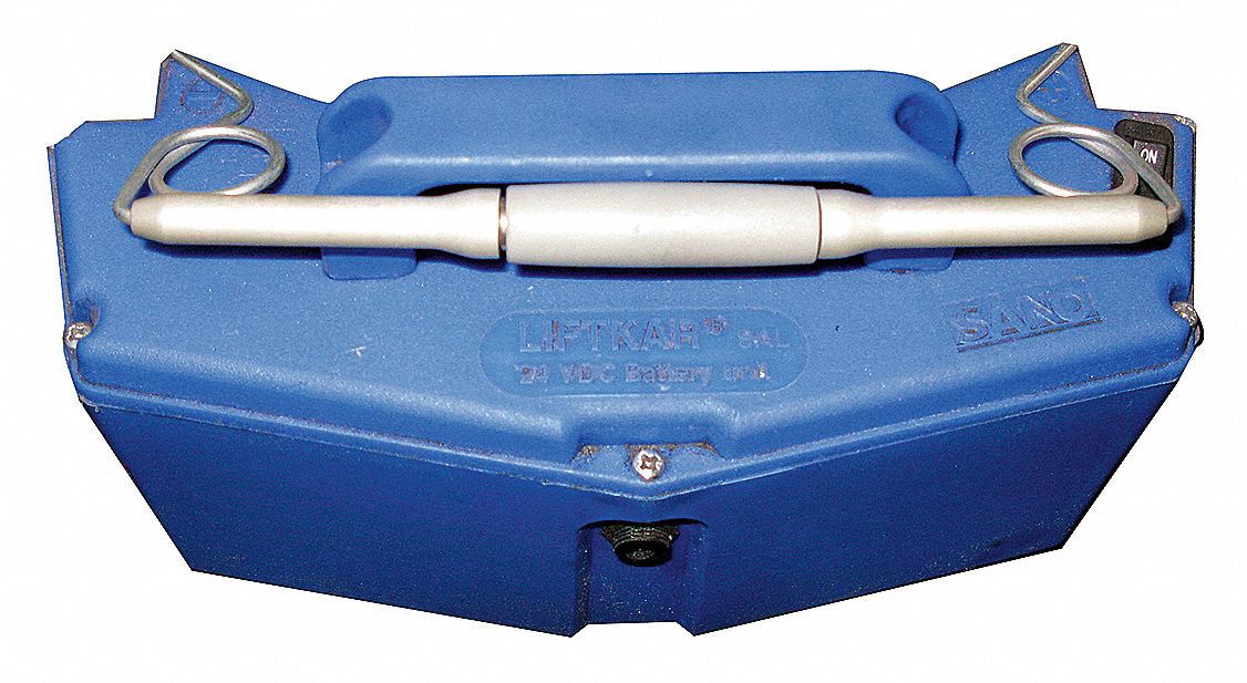 Battery Retainer Steel Blue