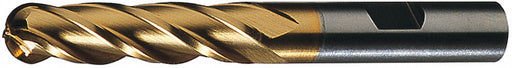 Ball End Mill Single End 1/4 HSS