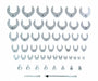 Crowfoot Skt Set Steel DvSz 3/8 SAE