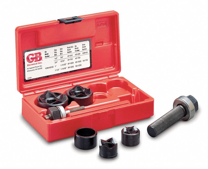Mechanical Punch Driver Set 10 ga. Steel