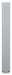 Partition Column Silver Gray 7 in W