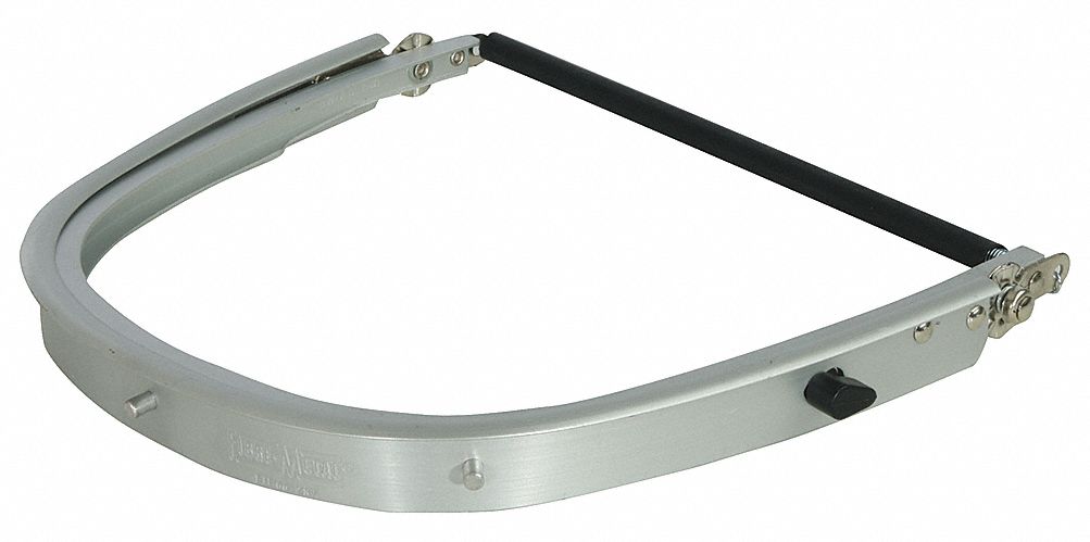 FaceShieldBracket Silver Aluminu