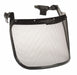 FaceShieldVisor Blk Anti-Fog PC