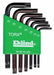 Torx Key Set L Shape 2 in to 3 in