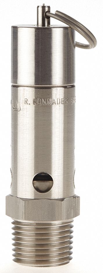 Safety Valve Hard Seat 1/2 In 50 PSI SS