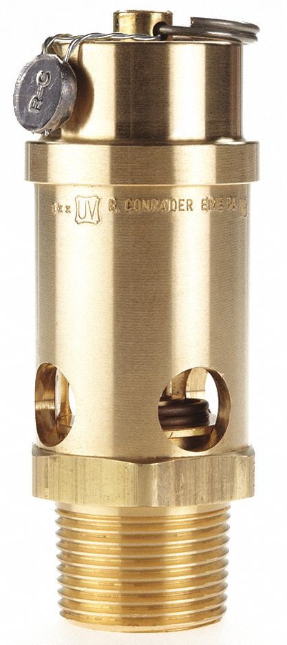 Safety Valve Soft Seat 1In 60 PSI Brass