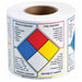 NFPA Label 6 in H 6 in W Vinyl PK500