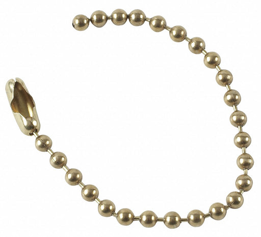 Chain 4 1/2 in L Brass PK100